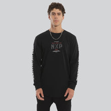 Load image into Gallery viewer, Nena &amp; Pasadena Nexus Dual Curved Long Sleeve Tee - Jet Black
