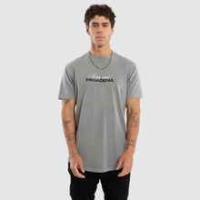 Load image into Gallery viewer, Nena &amp; Pasadena Smouldr Dual Curved Tee -  Pigment Neutral Grey
