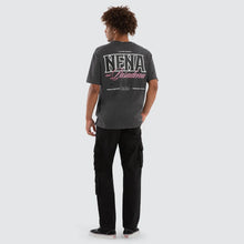 Load image into Gallery viewer, Nena &amp; Pasadena Maurosa Box Fit Tee - Asphalt
