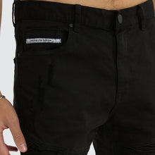 Load image into Gallery viewer, Nena &amp; Pasadena Spitfire Denim Short - Jet Black
