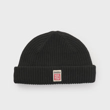 Load image into Gallery viewer, S Double Red Cube Low Beanie - Black
