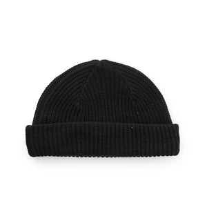 S Double Red Cube Low Beanie - Black