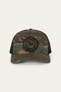 Ringers Western Signature Bull Trucker Cap - Camo/Black