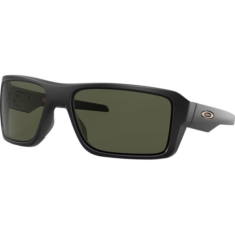 Oakley Double Edge Sunglasses - Matte Black W/ Dark Grey