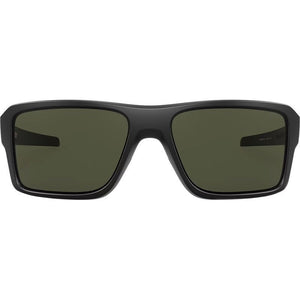 Oakley Double Edge Sunglasses - Matte Black W/ Dark Grey