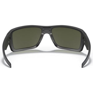 Oakley Double Edge Sunglasses - Matte Black W/ Dark Grey