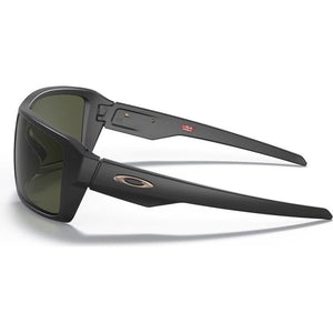 Oakley Double Edge Sunglasses - Matte Black W/ Dark Grey