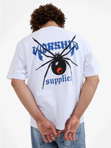 Worship Arachnid Pocket Tee - White