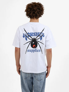 Worship Arachnid Pocket Tee - White