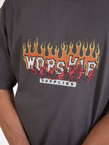 Worship Hot Potato Tee - Worn Black