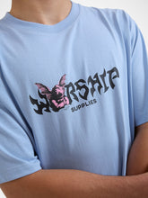 Load image into Gallery viewer, Worship Horns Tee - Cerulean
