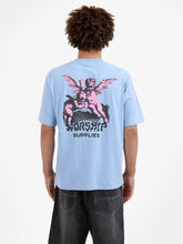 Load image into Gallery viewer, Worship Horns Tee - Cerulean
