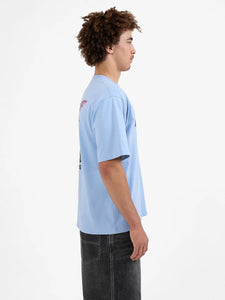 Worship Horns Tee - Cerulean