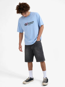 Worship Horns Tee - Cerulean