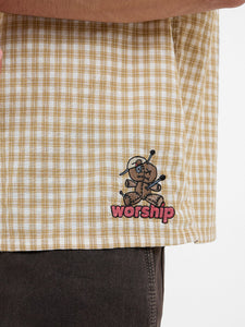 Worship Dejavoodoo Short Sleeve Shirt - Popcorn Yellow