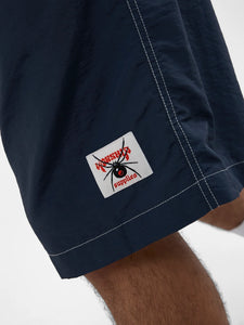 Worship Arachnid Baggie Nylon Short - Black Iris