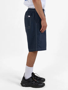 Worship Arachnid Baggie Nylon Short - Black Iris