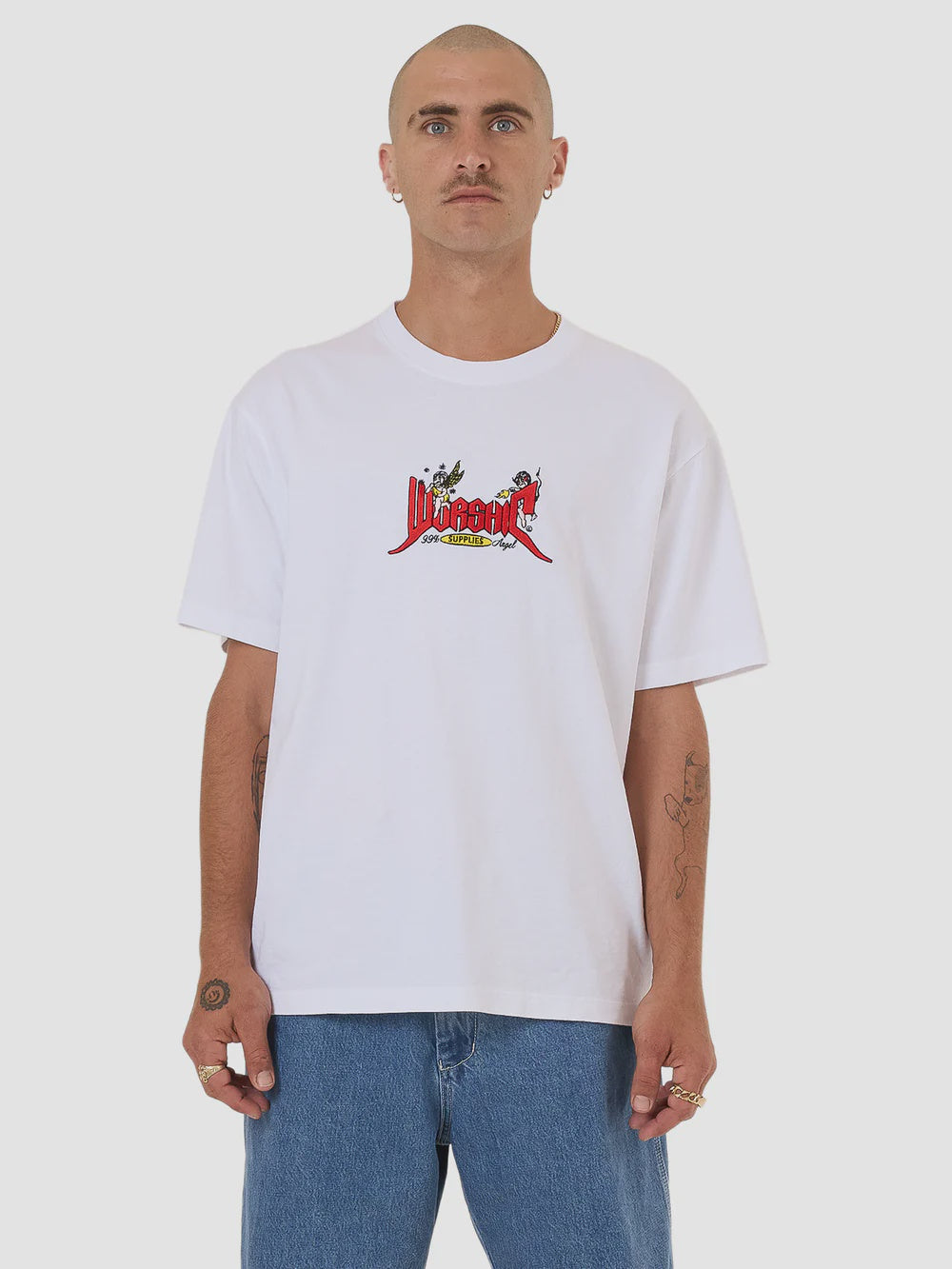 Worship 99 Percent Tee - White