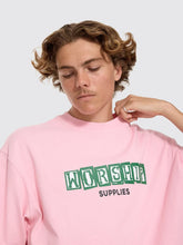 Load image into Gallery viewer, Worship Dogs Life Crop Tee - Parfait Pink
