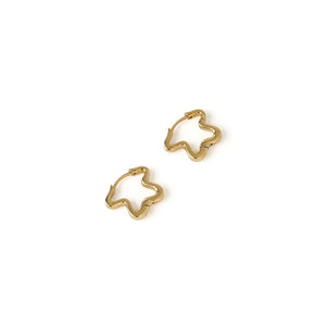 Arms Of Eve Pixie Gold Huggie Earrings