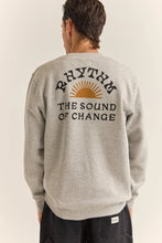 Load image into Gallery viewer, Rhythm Awake Fleece Crew - Grey Heather
