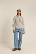 Load image into Gallery viewer, Rhythm Logo Boyfriend Fleece Hoodie - Grey Heather
