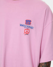 Load image into Gallery viewer, Worship Low Goes Oversize Tee - Lilac Chiffon
