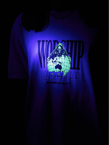 Worship Domination Tee - Lilac Chiffon