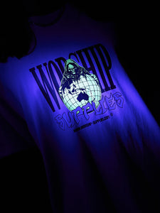 Worship Domination Tee - Lilac Chiffon