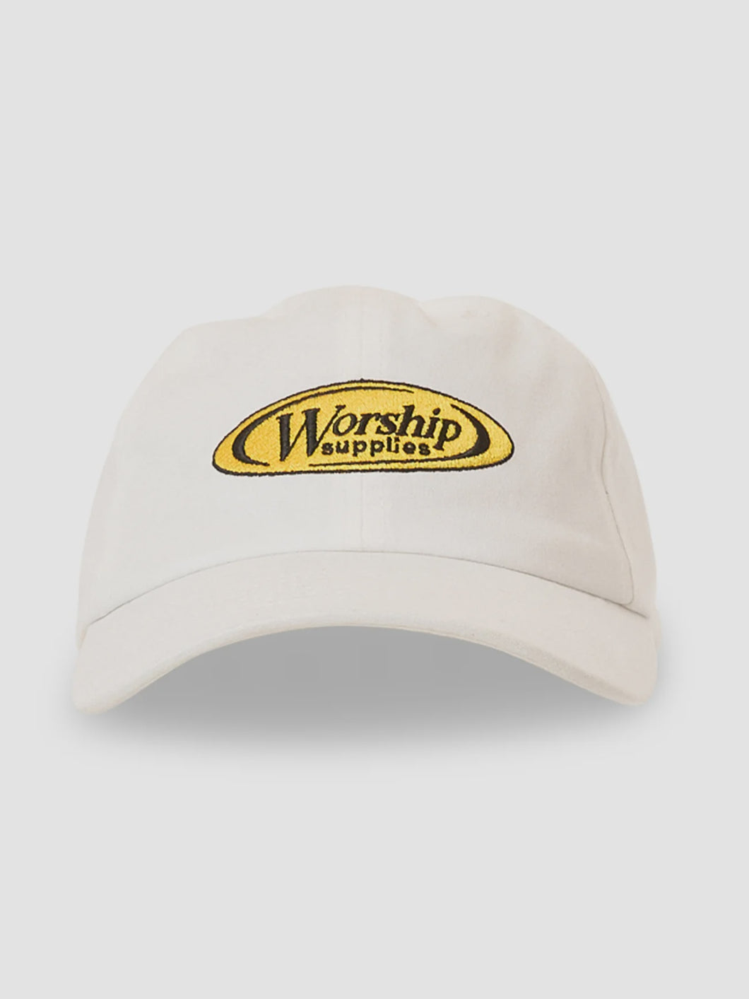 Worship Overt 6 Panel Dad Hat - Cream