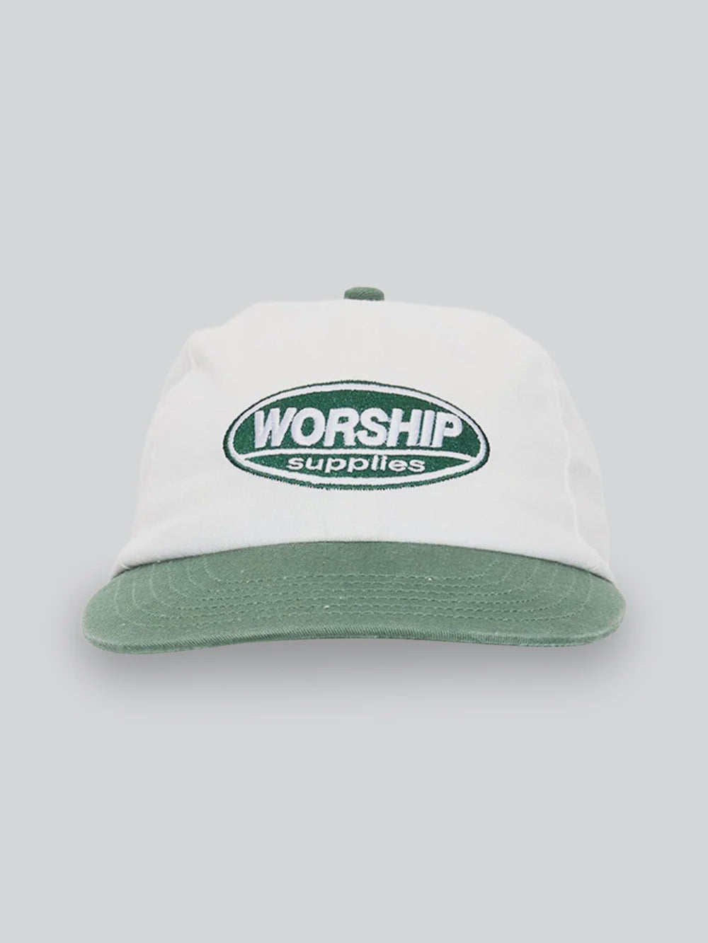 Worship Department 6 Panel Hat - Cream
