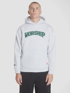 Worship Burn It All Pull Over Hood - Snow Marle