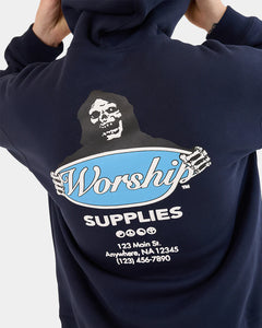 Worship Observer Hoodie - Peacoat