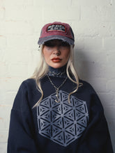 Load image into Gallery viewer, Billy Bones Club Gothic Machine Cap - Washed Red
