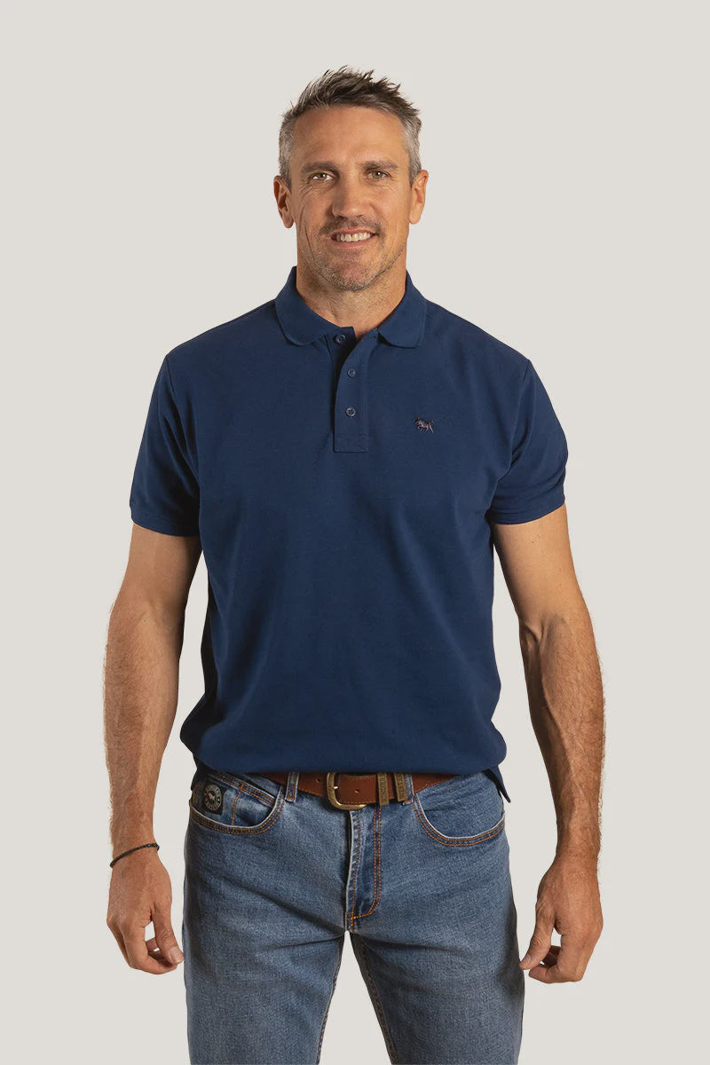 Ringers Western Essential Mens Polo - Navy