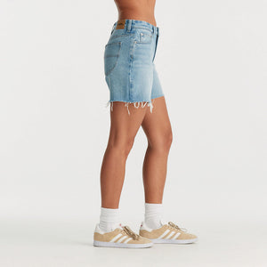 Riders by Lee Mid Straight Short - Oblique Blue