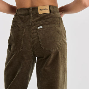 Riders By Lee Hi Wide Pant - Deep Olive