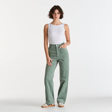 Load image into Gallery viewer, Riders By Lee Hi Wide Corduroy Pants - Moss Green
