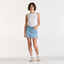 Load image into Gallery viewer, Riders By Lee Mid Mini Skirt - Lifetime Blues
