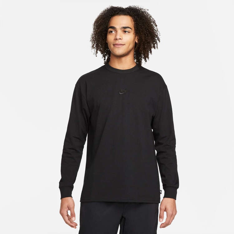 Nike Sportswear Premium Essentials  Long-Sleeve T-Shirt - Black/Black