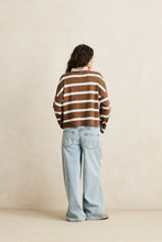 Load image into Gallery viewer, Rhythm Rugby Polo Knit Sweater - Brown
