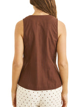 Load image into Gallery viewer, Rhythm Venice Wrap Vest - Chocolate
