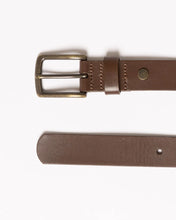 Load image into Gallery viewer, Rusty High River Leather Belt - Chocolate
