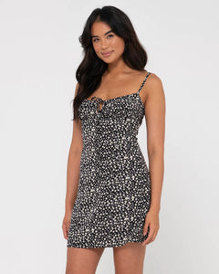 Rusty Balnear Slip Dress - Black