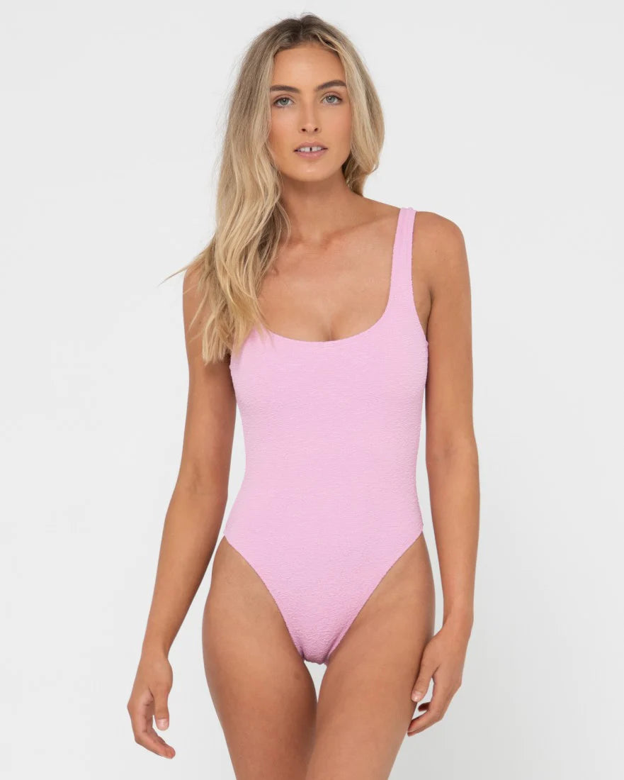 Rusty Sandalwood Retro One Piece