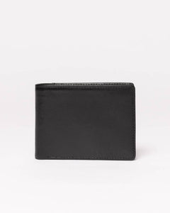 Rusty High River 2 Leather Wallet - Black