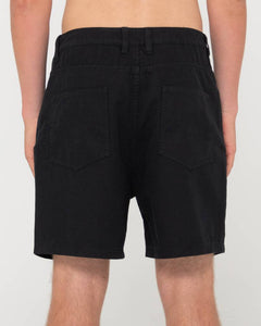 Rusty The Bruce 5 Pocket Short - Black