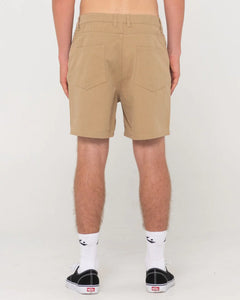 Rusty The Bruce 5 Pocket Short - Khaki