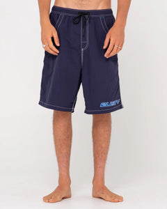 Rusty Flip Daddy Boardshorts - Navy Blue