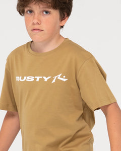 Rusty Boys Vital Rusty Short Sleeve Tee - Khaki